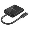 Adaptors | V1407A 8K 2xDP USB-C To DisplayPort Adapter Black Adaptors Adaptors