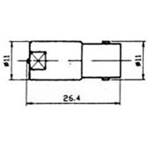 Antennas | 2346 BNC FME Coaxial Connector Silver Antennas Antennas