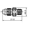 Antennas | 2350 SMA FME Coaxial Connector Silver Antennas Antennas