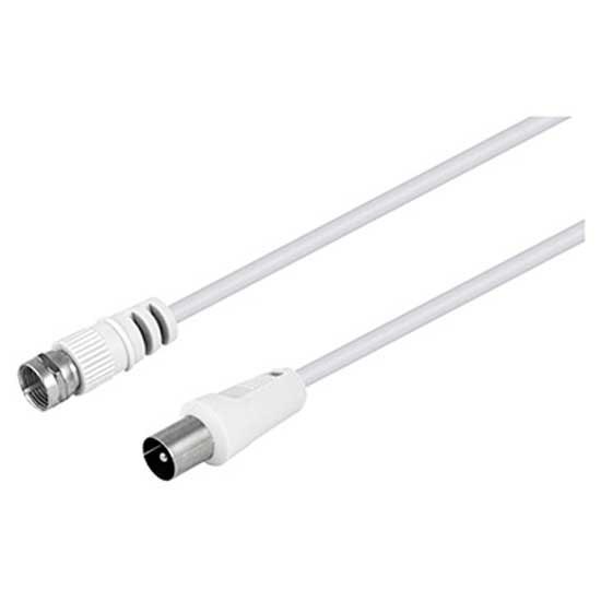 Antennas | Antenna Connection Male F Male F M 9.5 mm White Antennas Antennas