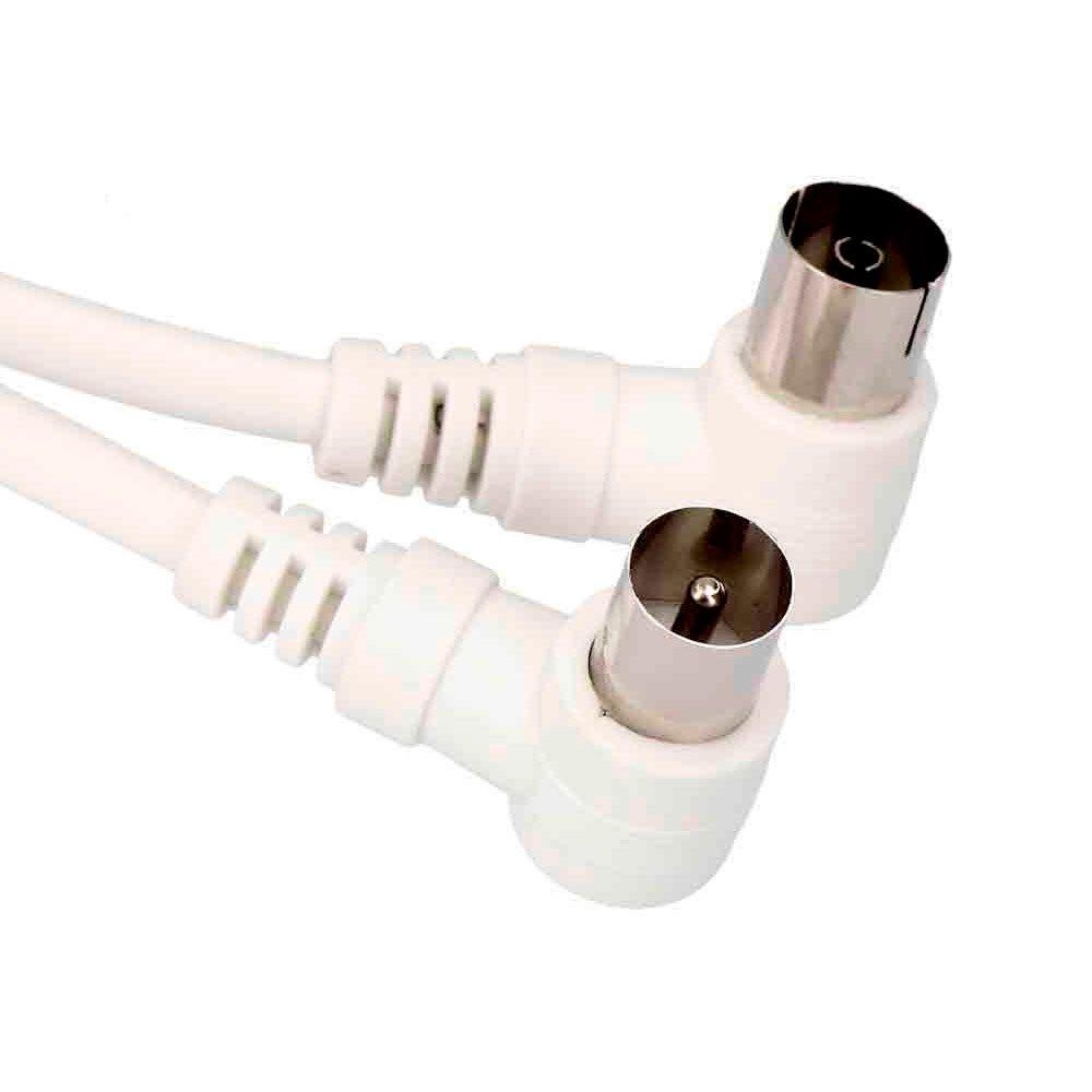 Antennas | Cable TV Angled Packaged 5 m White Antennas Antennas