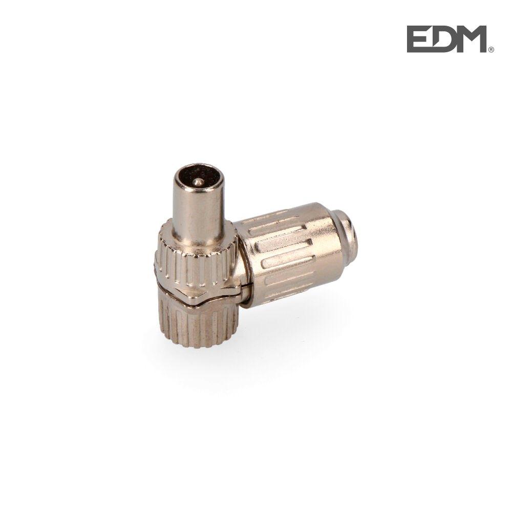 Antennas | E50040 Packed Metal Angled Plug 9.5 mm Silver Antennas Antennas