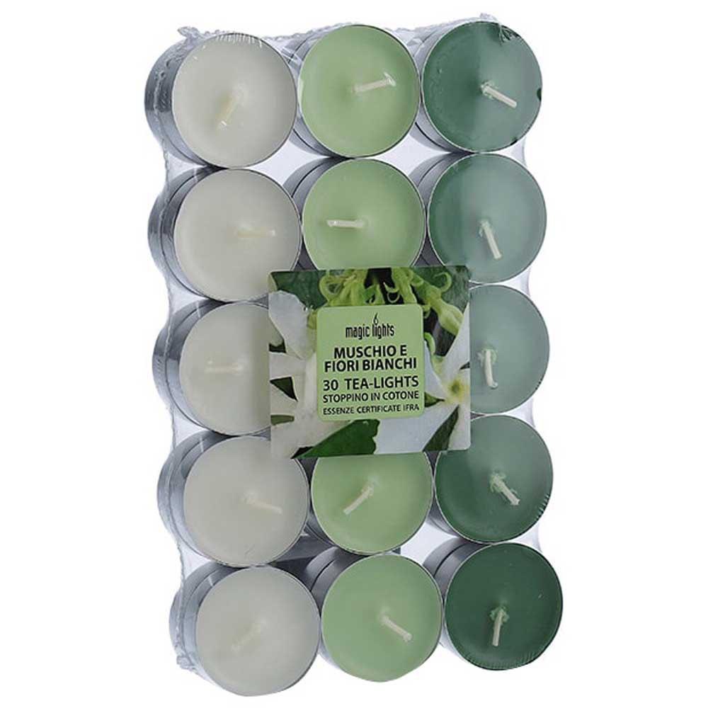 Aroma Diffusers | Scented Candles Musk Flowers 30 units White / Green Aroma Diffusers Aroma Diffusers