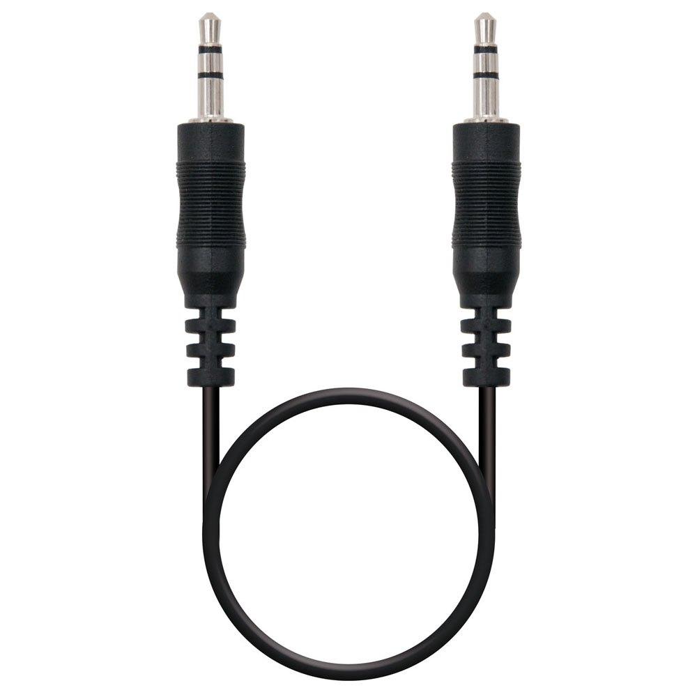 Audio and Video | 10.24.0100 Jack 3.5 M/M 30 cm Cable Black Audio & Video Audio & Video