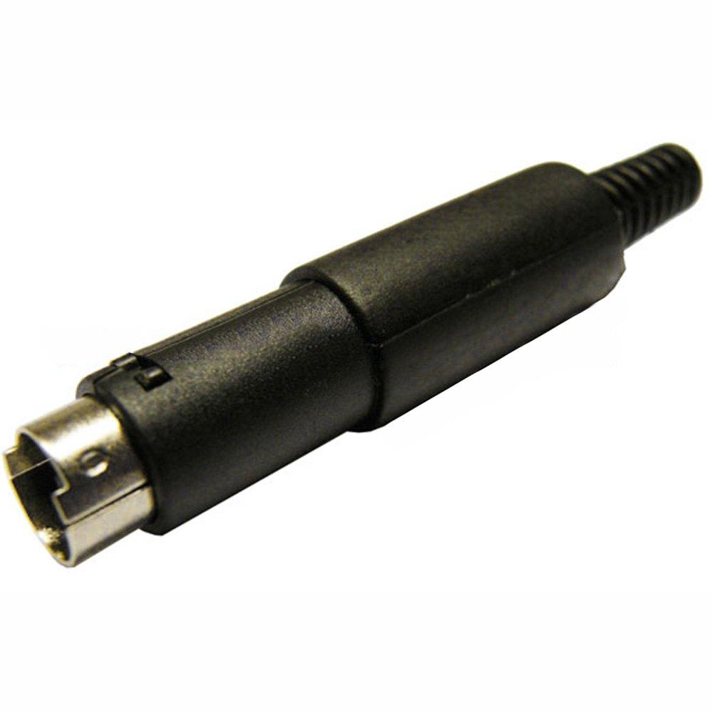 Audio and Video | 1059 Mini DIN Male Connector 4P Black Audio & Video Audio & Video