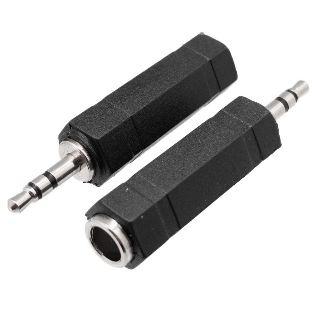 Audio and Video | 1082 Estereo-Mono M/F Jack 3.5 To Adapter 6.4 mm Black Audio & Video Audio & Video