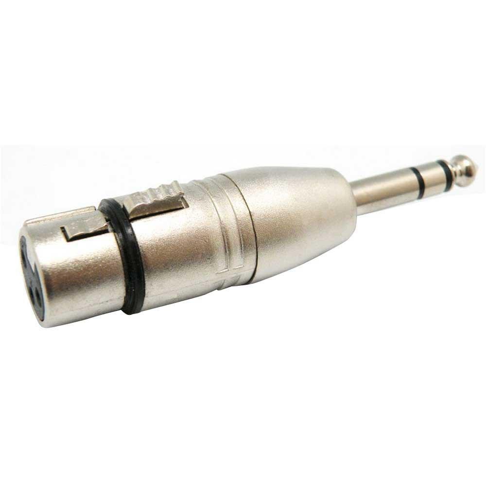 Audio and Video | 1610 F XLR To Jack Adapter 6.4 mm Silver Audio & Video Audio & Video