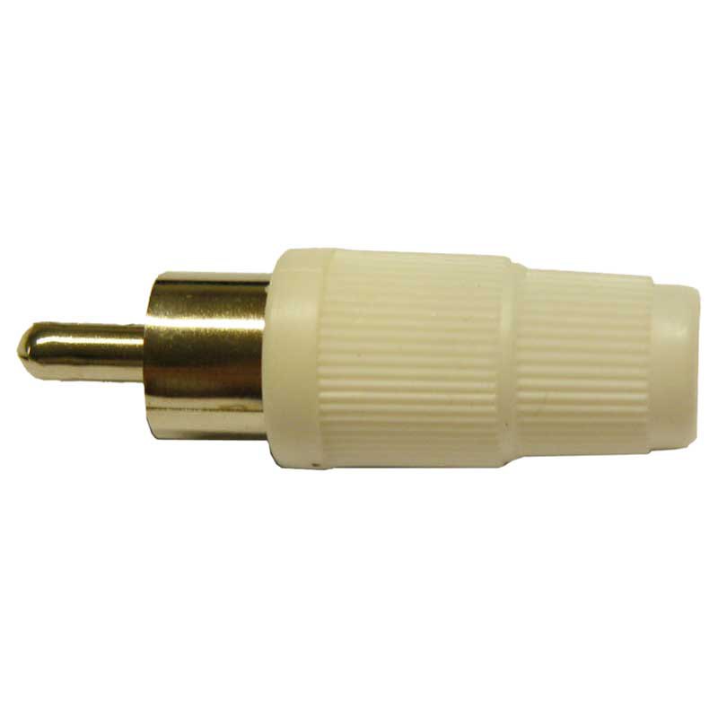 Audio and Video | 1850 RCA Male Connector White Audio & Video Audio & Video