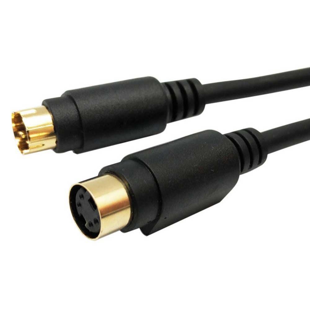 Audio and Video | 2057 7P M/F Mini DIN Cable 1.5 m Black Audio & Video Audio & Video