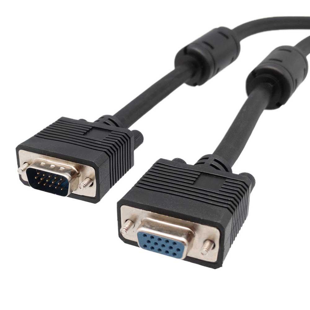 Audio and Video | 2068-3 VGA Cable Male Female 3 m Black Audio & Video Audio & Video