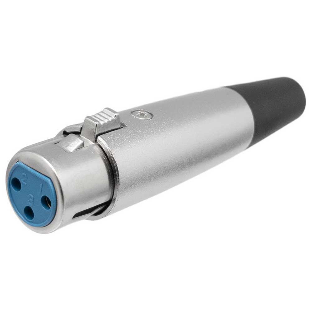 Audio and Video | 3 Pin 1198 Female XLR Connector Silver Audio & Video Audio & Video