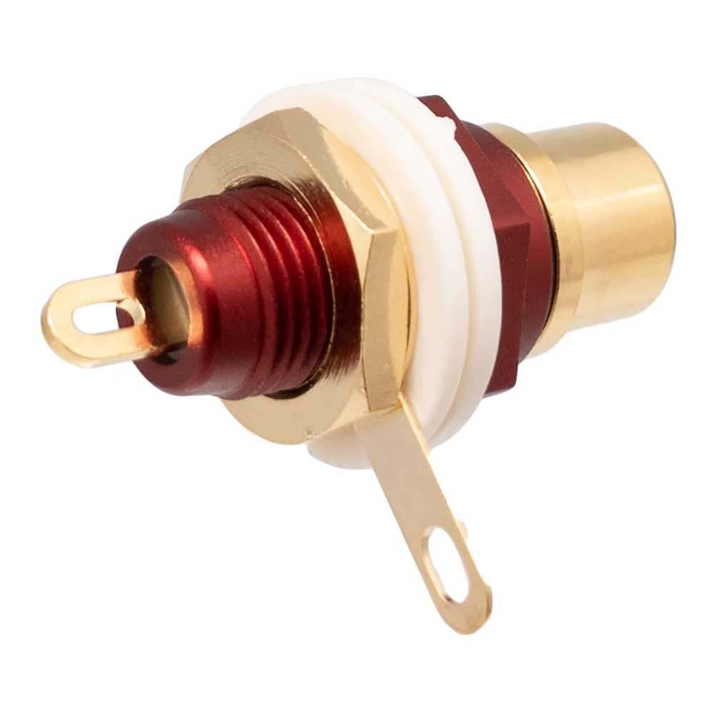 Audio and Video | 3080R Isolated RCA Female Connector Gold / Red Audio & Video Audio & Video