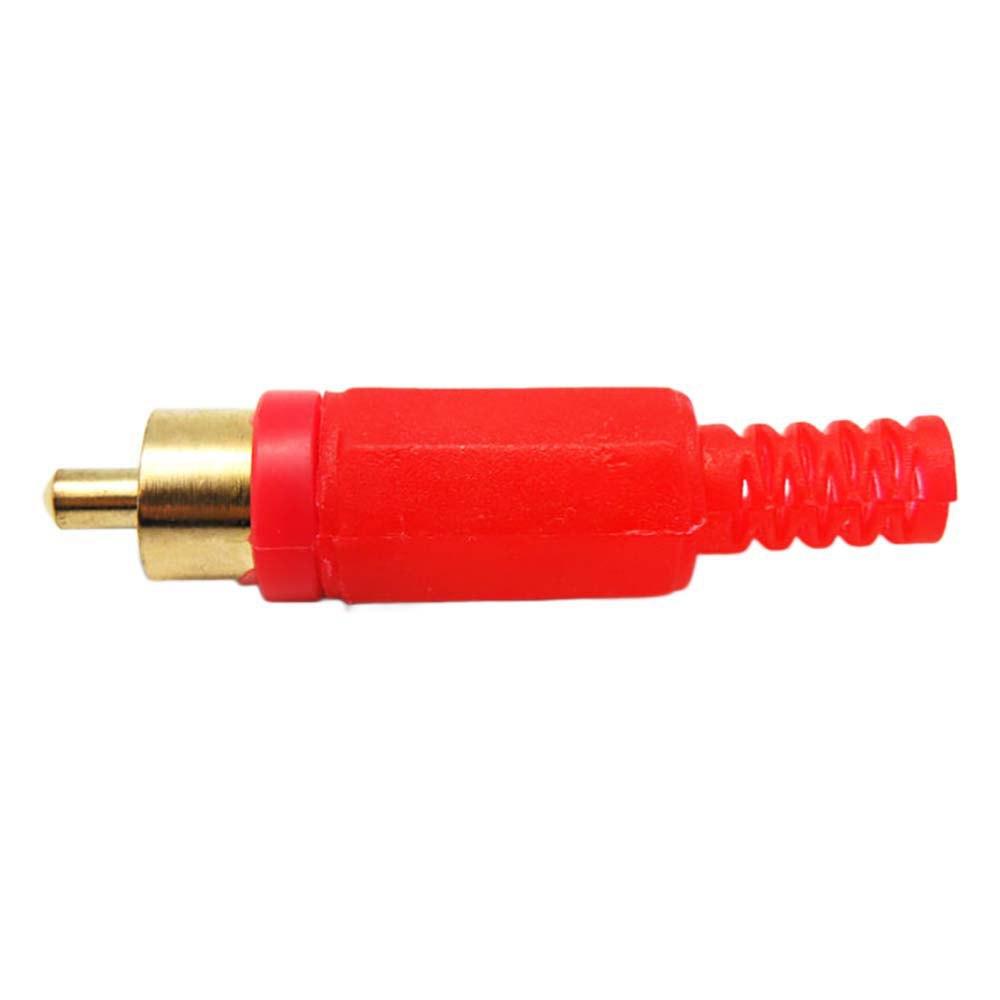 Audio and Video | 3260R RCA Male Connector Gold / Red Audio & Video Audio & Video