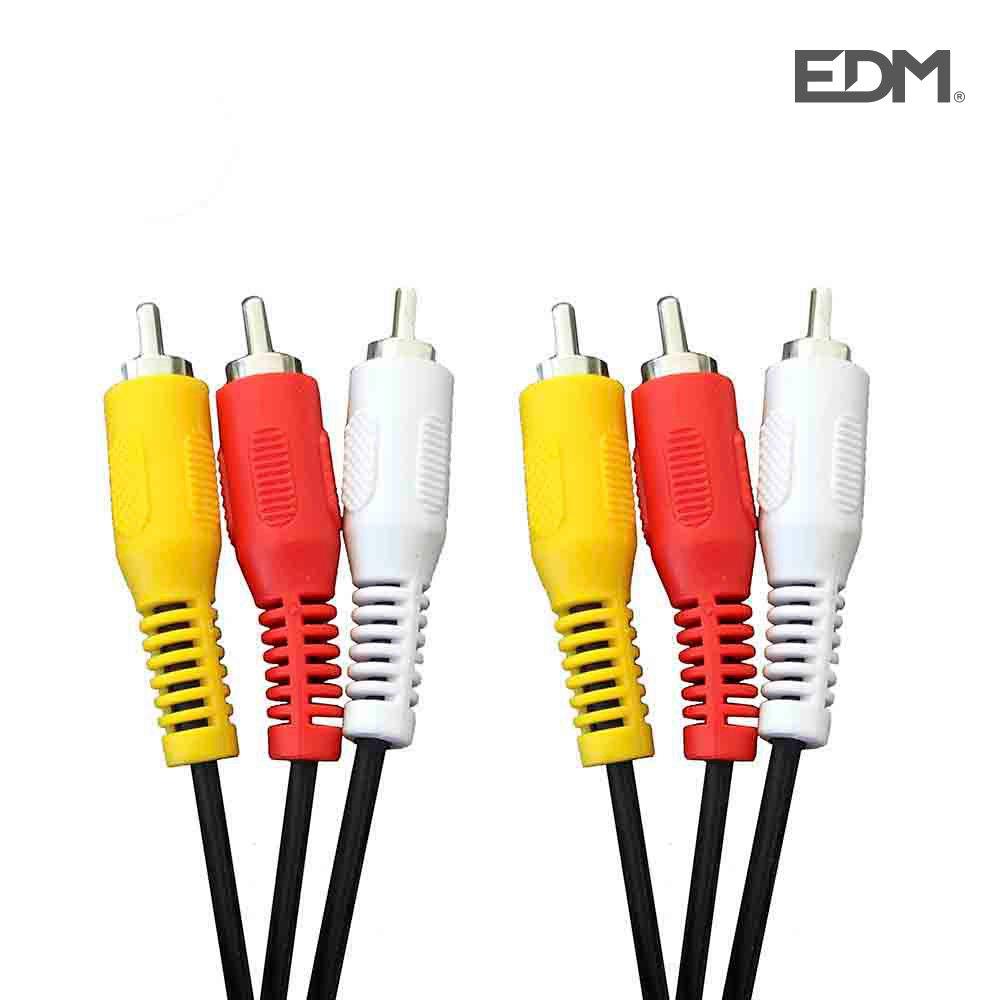 Audio and Video | 3RCA 51209 Cable Multicolor Audio & Video Audio & Video