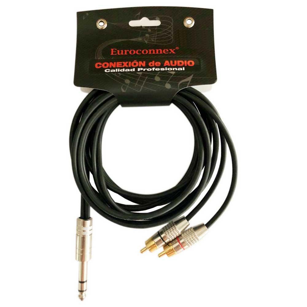 Audio and Video | 4318-1 RCA To Jack Cable 1 m 6.3 mm Black Audio & Video Audio & Video