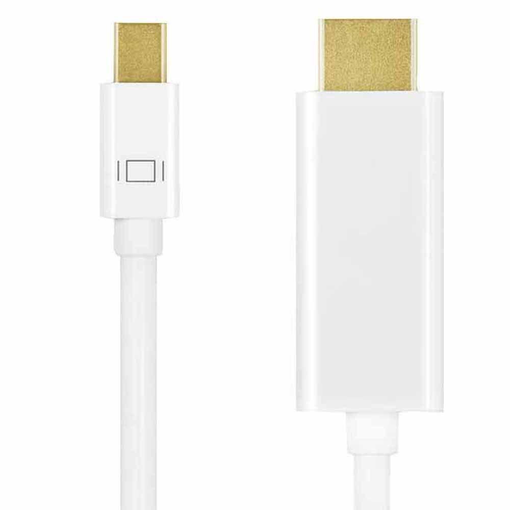 Audio and Video | 900226162 3 m DisplayPort To HDMI Adapter White Adaptors Adaptors