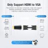 Audio and Video | AIDB0 HDMI To VGA Adapter Black Adaptors Adaptors