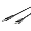 Audio and Video | AV10172bt06 Lightning To Jack Cable 1.8m Black Audio & Video Audio & Video