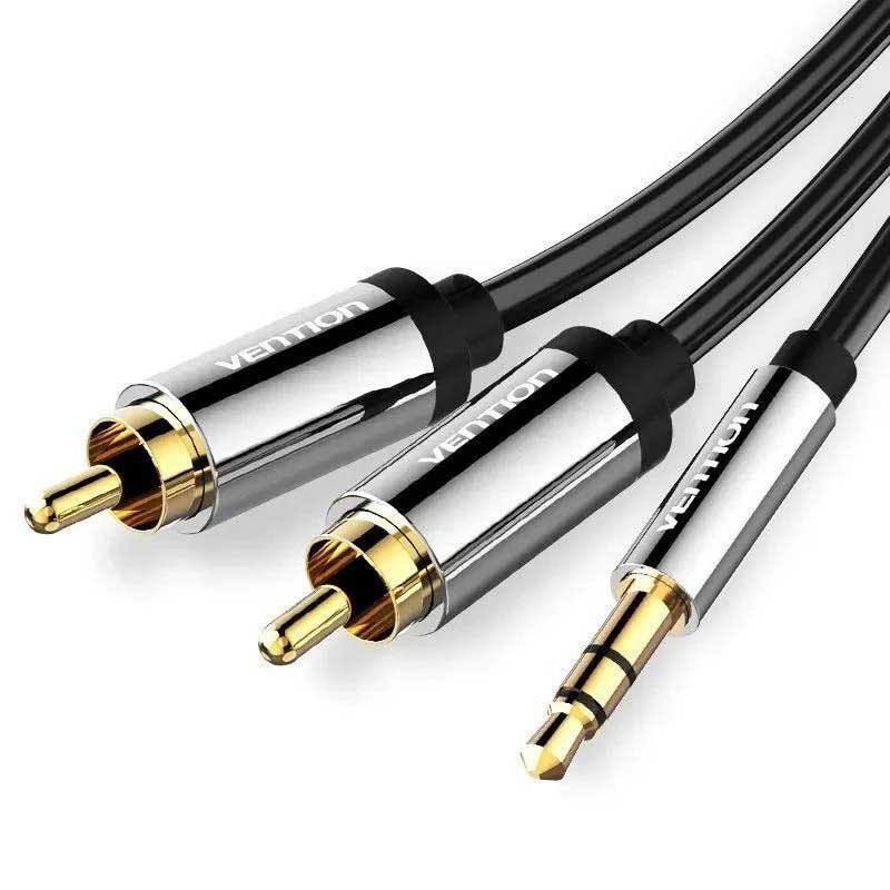 Audio and Video | BCFBF 1 m Jack 3.5 Cable Black Audio & Video Audio & Video