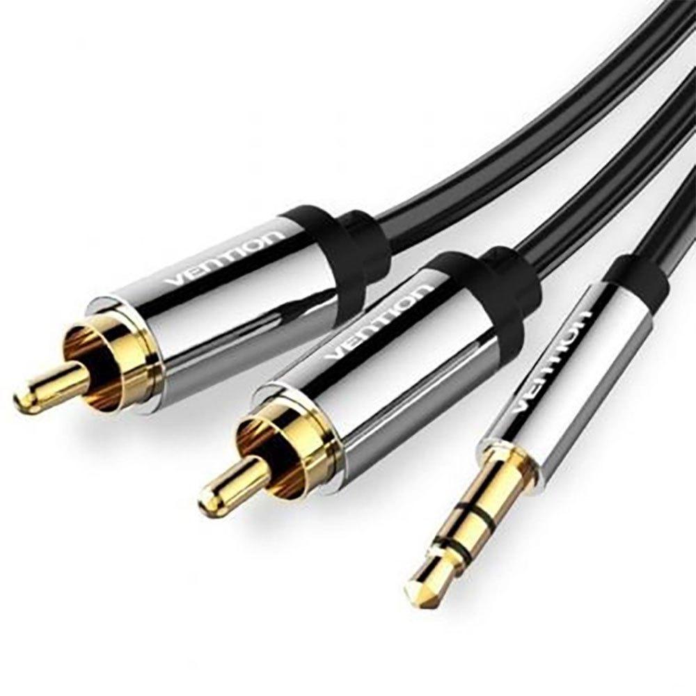 Audio and Video | BCFBI 2 RCA To Jack Cable 3 m 3.5 mm Black Audio & Video Audio & Video