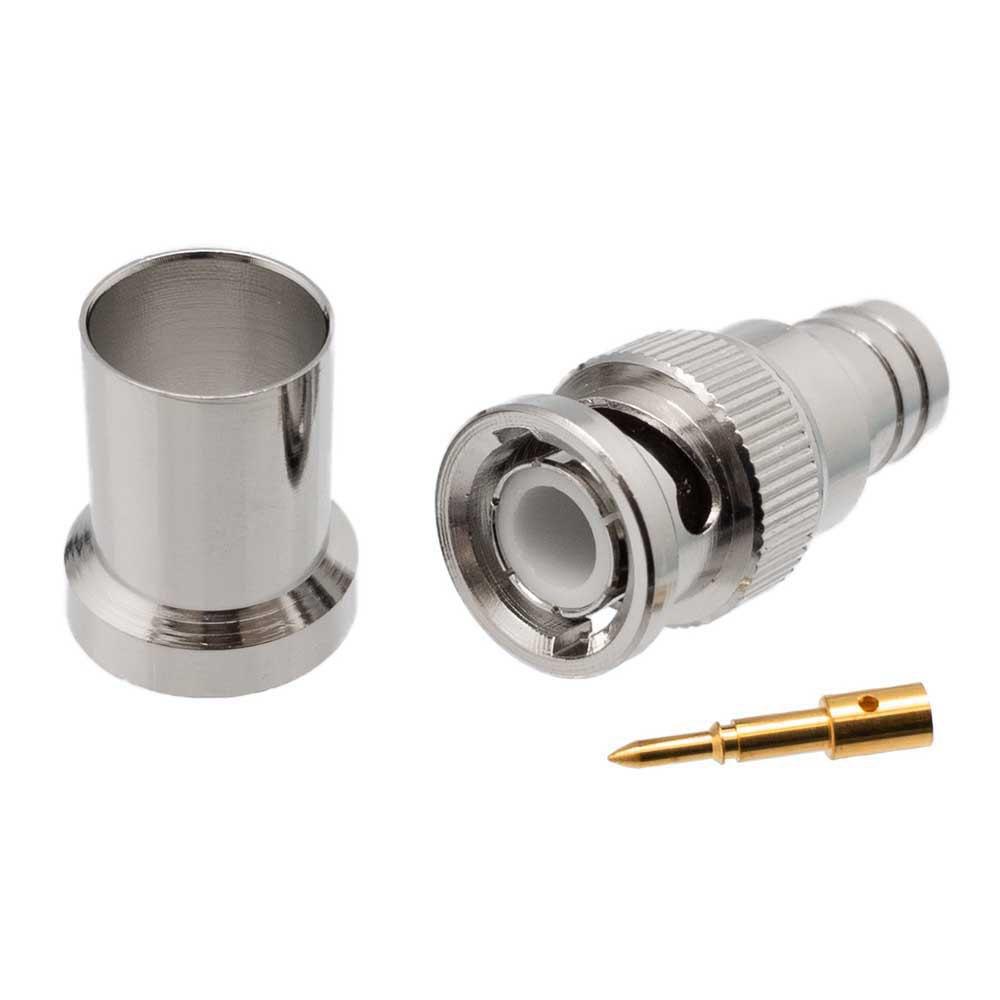 Audio and Video | Bnc Male Crimp Ptfe RG213 Connector Silver Audio & Video Audio & Video