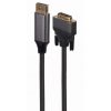 Audio and Video | CC-DPM-DVIM-4K-6 Pemium Series DisplayPort To DVI Cable 1.8 m Black Audio & Video Audio & Video