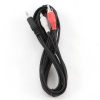 Audio and Video | CCA-458-2.5M Jack 3.5/2xRCA M/M 2.50 m Cable Black Audio & Video Audio & Video