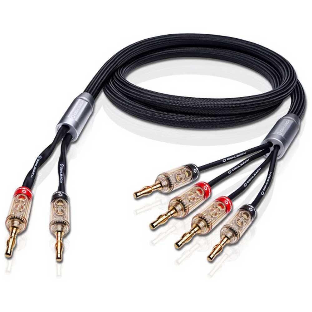 Audio and Video | D1C14223 Speaker Cable Banana Plug 2 m Black Audio & Video Audio & Video