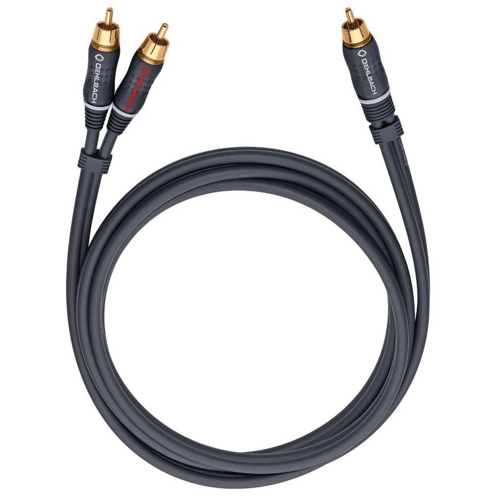 Audio and Video | D1C23702 Subwoofer Y-RCA Cable 2 m Antrachite Audio & Video Antrachite