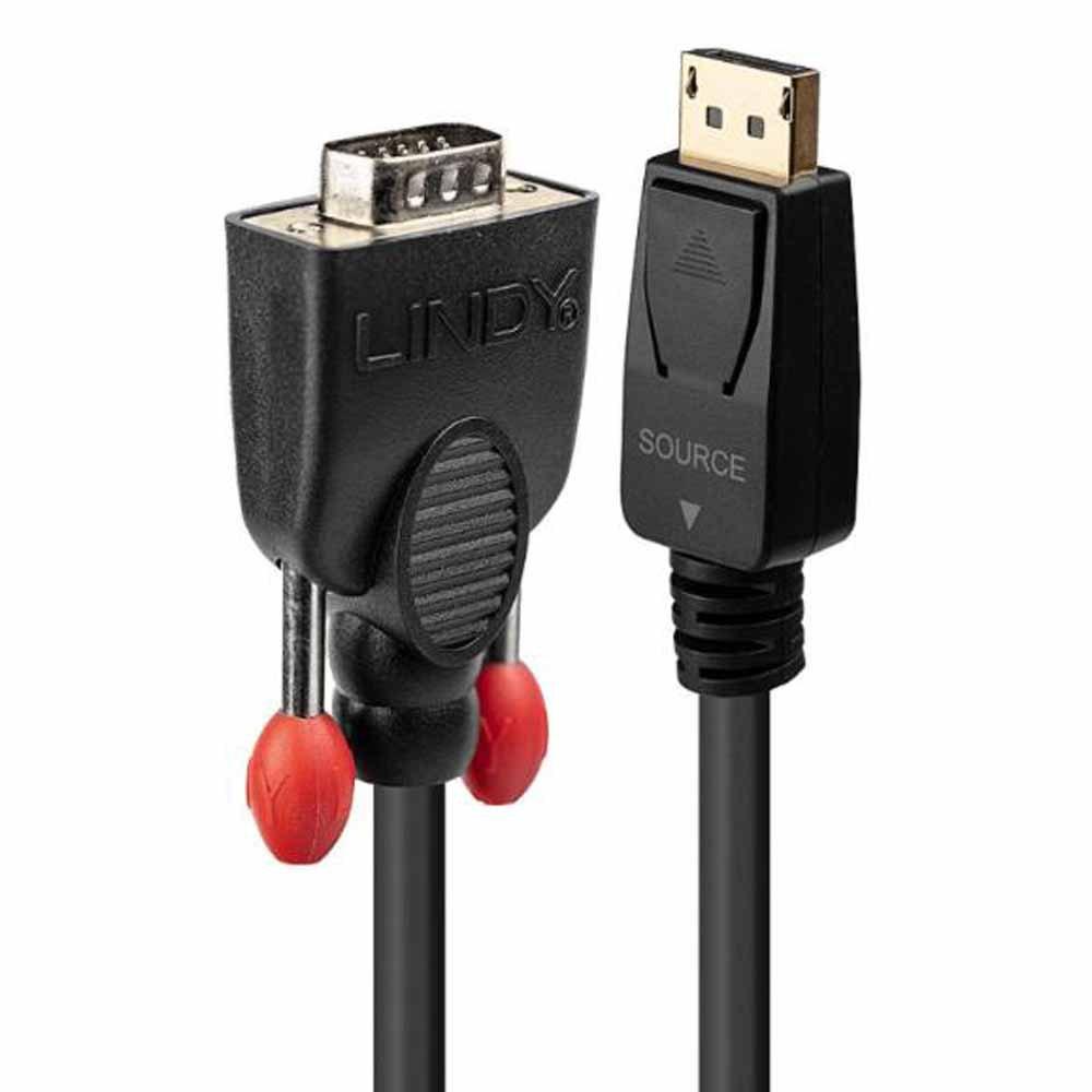 Audio and Video | DisplayPort To VGA Cable 1 m Black Audio & Video Audio & Video