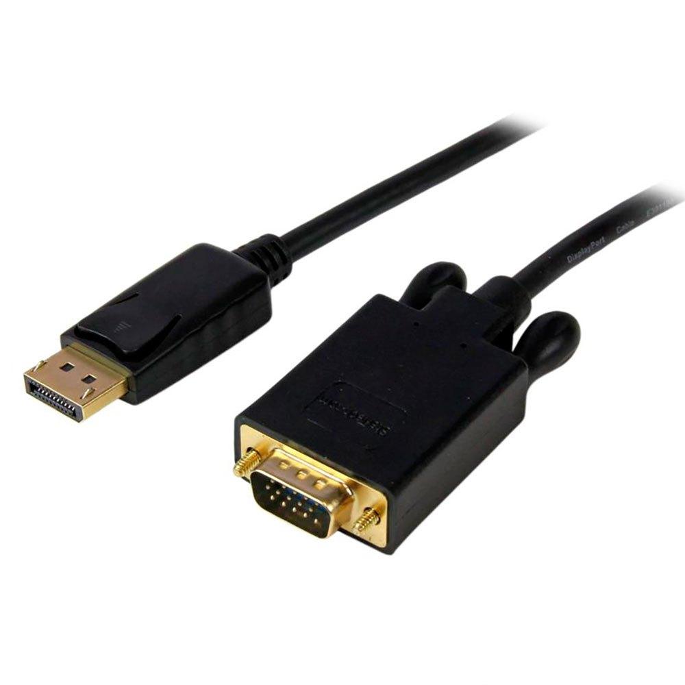 Audio and Video | DisplayPort to VGA Cable M/M 1.8m Black Audio & Video Audio & Video