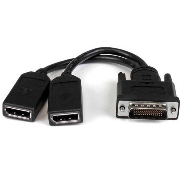 Audio and Video | DMS-59 To Dual DisplayPort Cable 20 cm Black Audio & Video Audio & Video