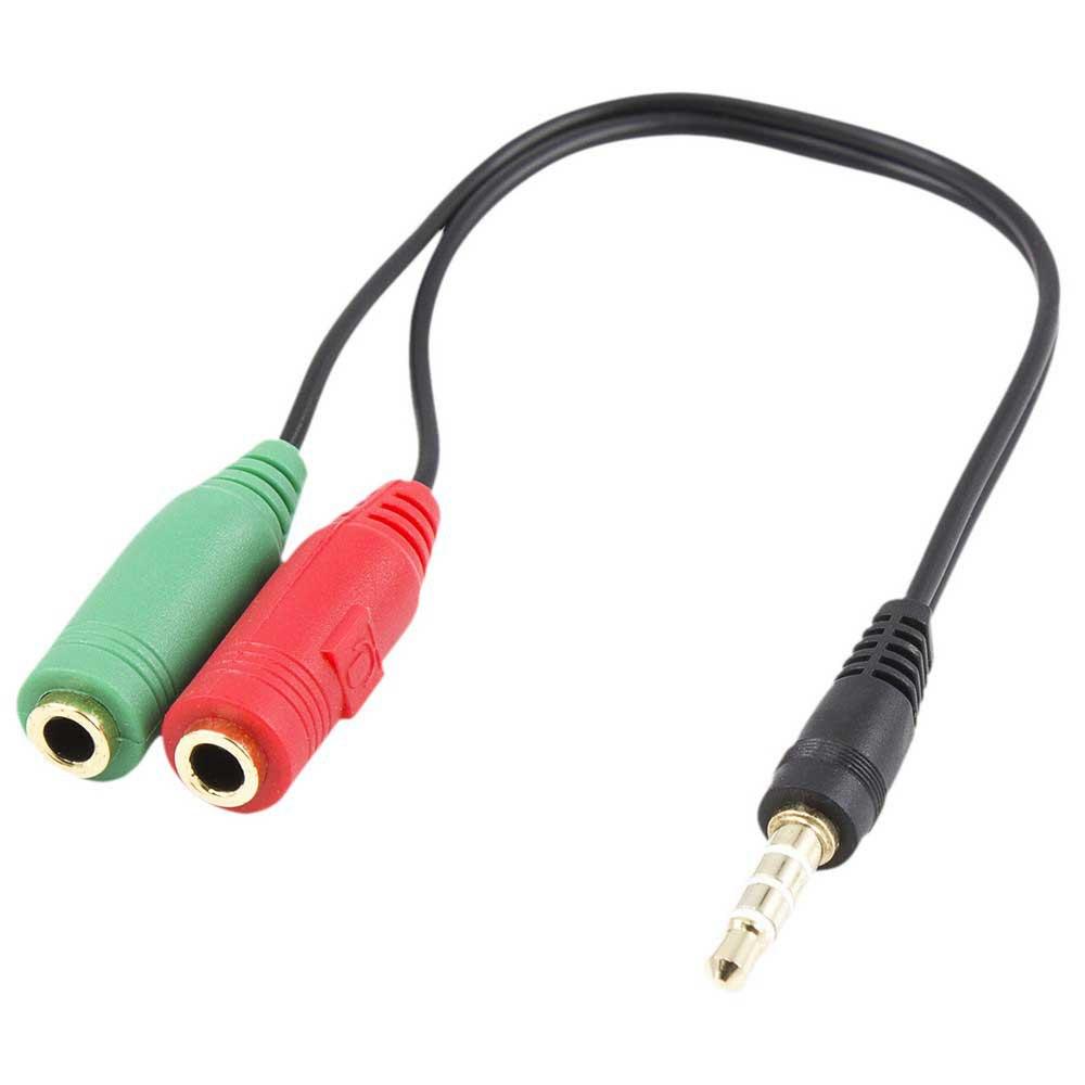 Audio and Video | EC1640 Jack M/F Splitter 3.5 mm 15 cm Black Audio & Video Audio & Video