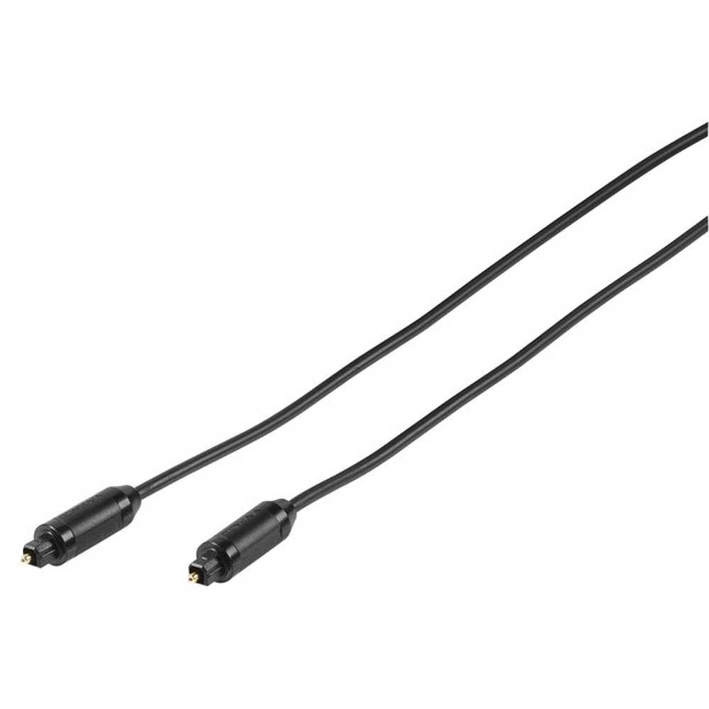 Audio and Video | Gold Optical Cable 1 m Black Audio & Video Audio & Video