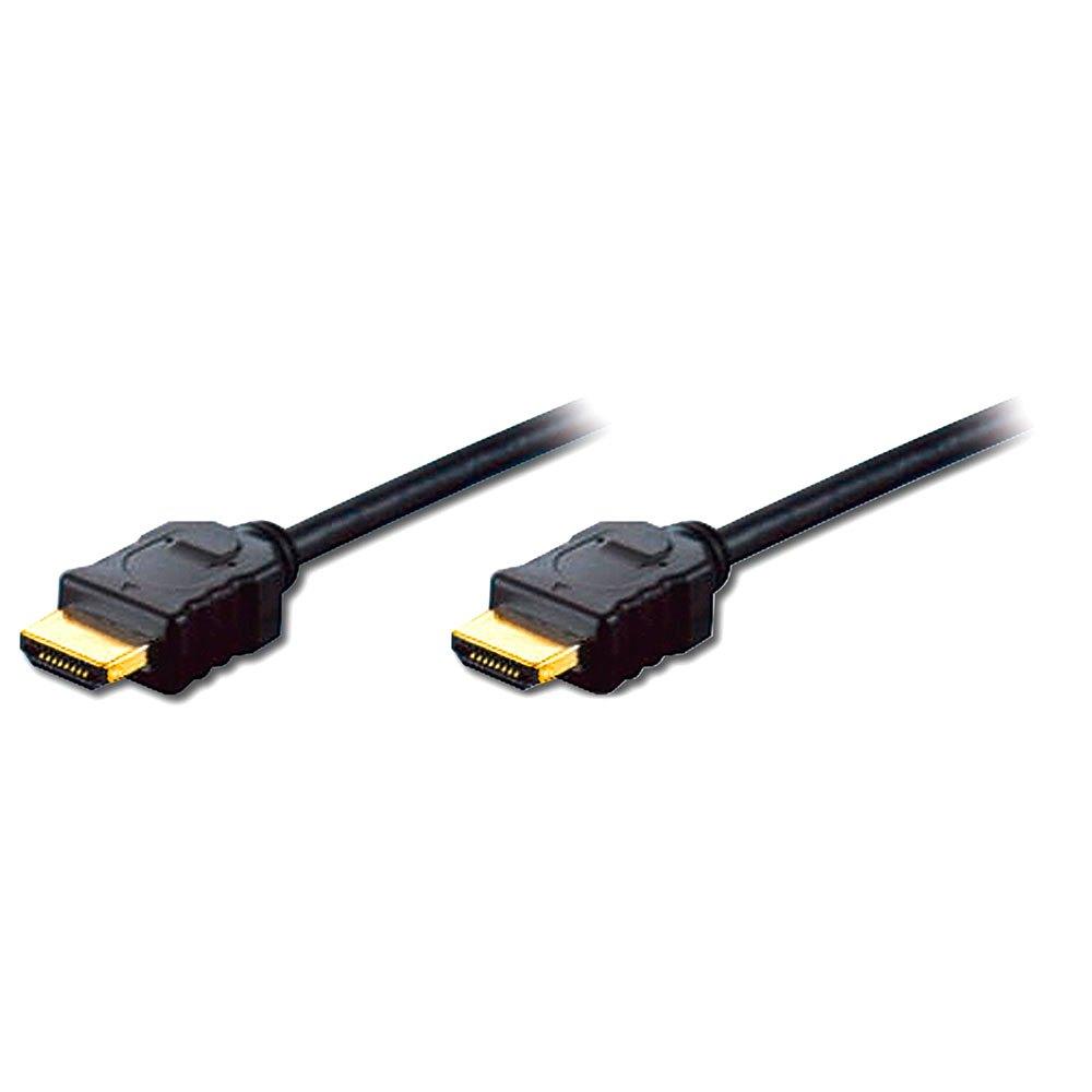 Audio and Video | HDMI High Speed Ethernet Type A SSt/St 2m Full HD black Cable Black Audio & Video Audio & Video