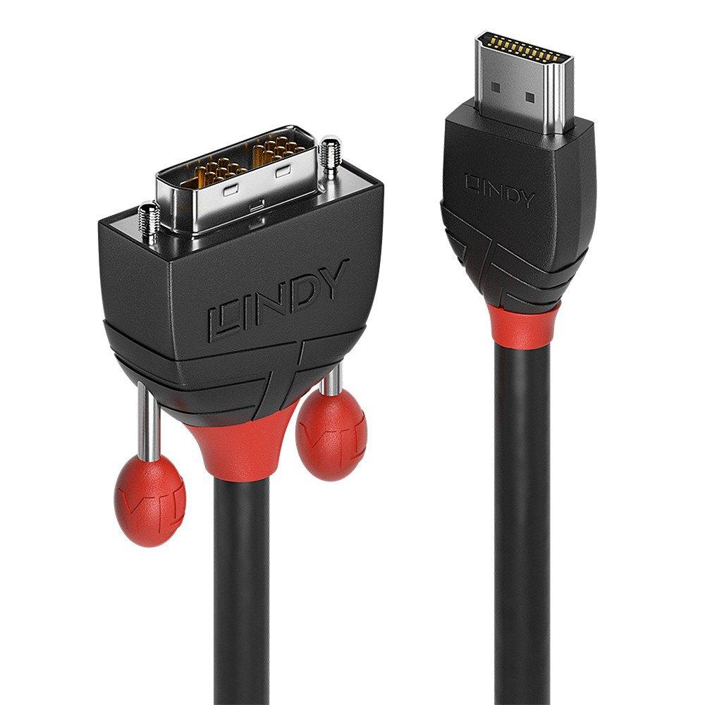 Audio and Video | HDMI To Dvi Cable 1 m Black / Red Audio & Video Audio & Video