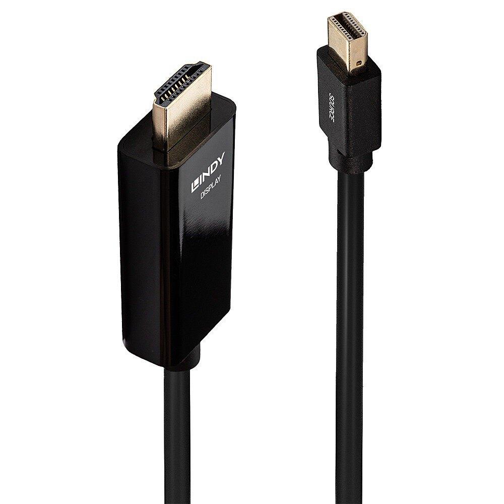 Audio and Video | HDMI To Mini DisplayPort 4K Cable 3 m Black Audio & Video Audio & Video