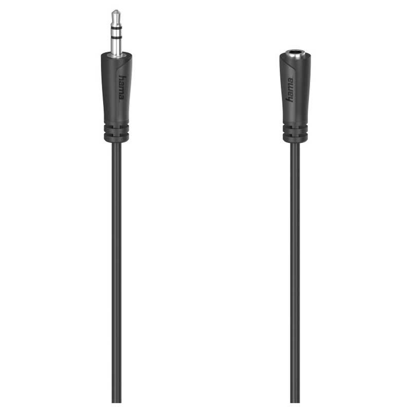 Audio and Video | Jack 3.5 mm M / Jack 3.5 mm H 3 m Cable Black Audio & Video Audio & Video