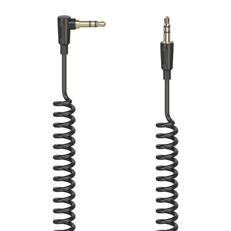 Audio and Video | Jack 3.5 mm/Jack 3.5 mm 90 0.75 m 3S Cable Black Audio & Video Audio & Video