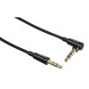 Audio and Video | Jack 3.5 mm/Jack 3.5 mm 90 0.75 m 3S Cable Black Audio & Video Audio & Video