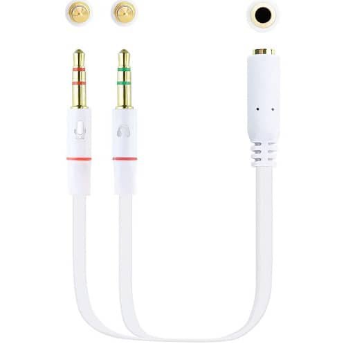 Audio and Video | Jack Female 4 Pin To 2X 3.5 Male Adapter Cable 3.5 mm 0.20 M Audio & Video Audio & Video