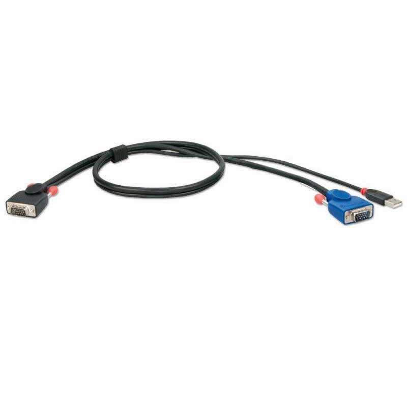 Audio and Video | KVM Cable 3 m Black Audio & Video Audio & Video