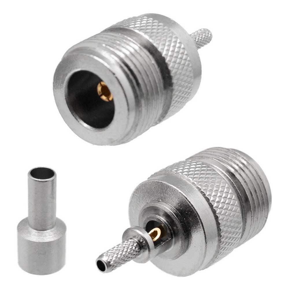 Audio and Video | Lmr100 N Female Crimp Ptfe RG174 Connector Silver Audio & Video Audio & Video