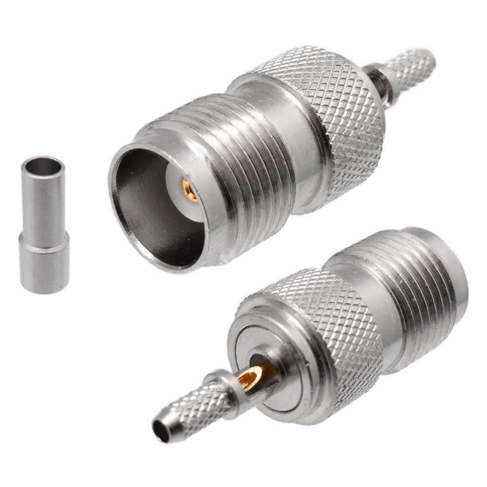 Audio and Video | Lmr100 Tnc Female Crimp Ptfe RG174 Connector Silver Audio & Video Audio & Video