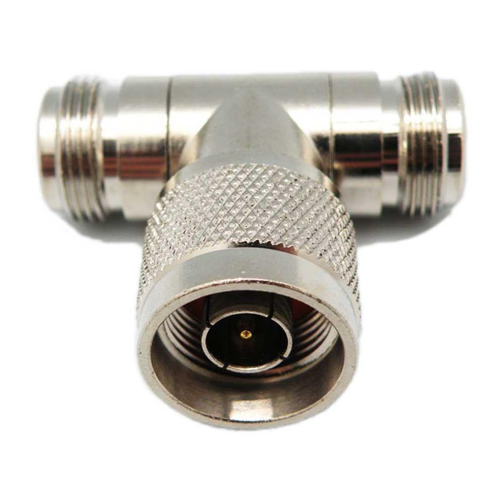 Audio and Video | Male 2 N Female N Connector Silver Audio & Video Audio & Video