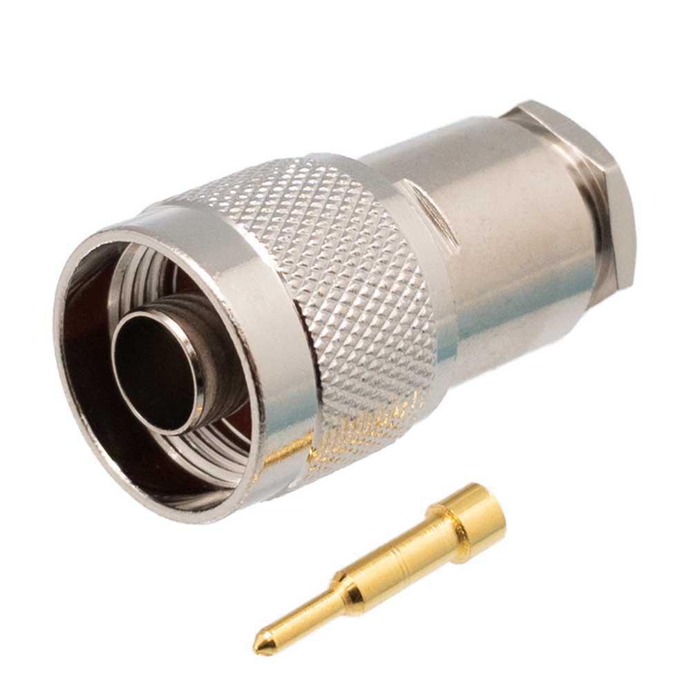 Audio and Video | Male For Rg213 Ptfe N Connector Silver Audio & Video Audio & Video