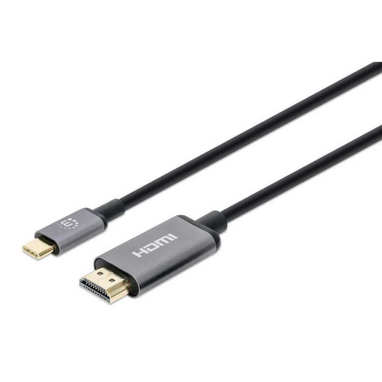 Audio and Video | MANHA-153607 HDMI to USB-C cable Black Audio & Video Audio & Video