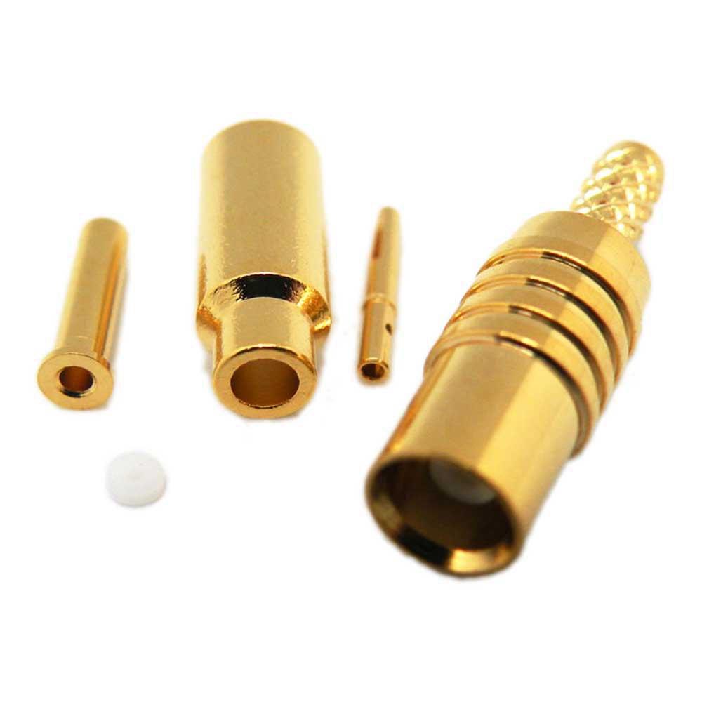 Audio and Video | Mcx Female Crimp Dorado RG178 Connector Gold Audio & Video Audio & Video