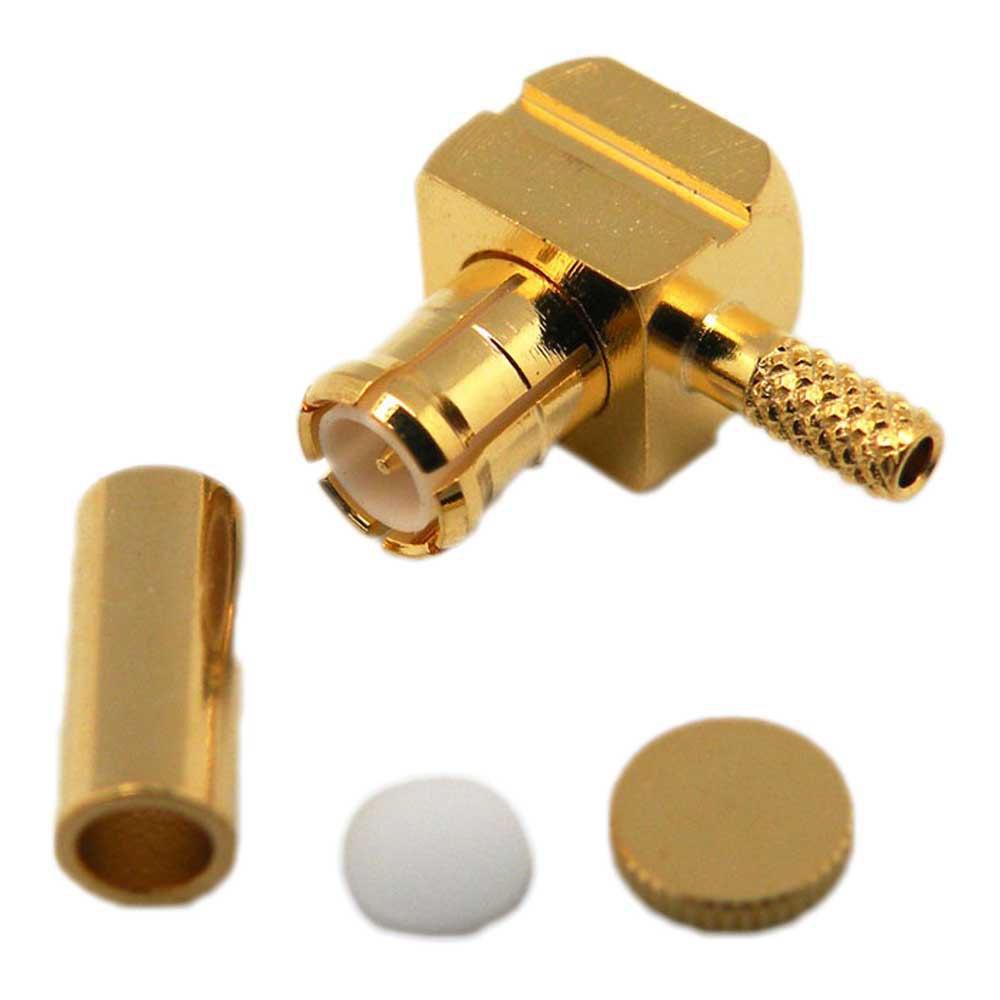 Audio and Video | Mcx Male Crimp Angled Dorado RG178 Connector Gold Audio & Video Audio & Video