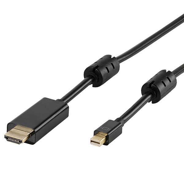 Audio and Video | Mini Display Plug To HDMI Plug Cable 1.8 m Black Audio & Video Audio & Video